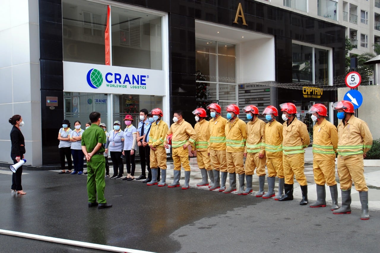 My House tai Sky center thuc tap PCCC