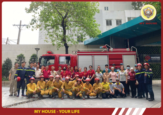 MY HOUSE TOÀN CẢNH BUỔI DIỄN TẬP PCCC TẠI CHUNG CƯ THE EVERRICH INFINITY 2024