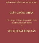Cá nhân phải có chứng chỉ mới được hoạt động môi giới bất động sản