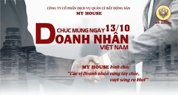 MY HOUSE Chào Mừng 20 Năm Ngày Doanh Nhân Việt Nam 13 10 2004 13 10 2024