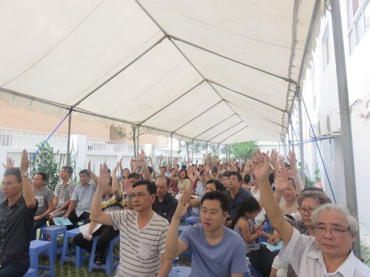 MY HOUSE ĐỒNG HÀNH CÙNG HỘI NGHỊ CHUNG CƯ LẦN 2 KHỐI C RUBY PRENCINCT CELADON CITY