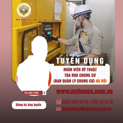 NHÂN VIÊN KỸ THUẬT TÒA NHÀ CHUNG CƯ BAN QUẢN LÝ CHUNG CƯ HÀ NỘI