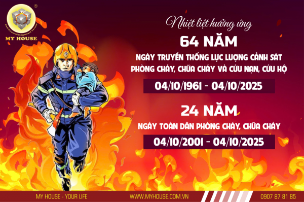 Nhiệt liệt Hưởng ứng 64 năm Ngày Truyền thống Cảnh sát PCCC CNCH và 24 năm Ngày Toàn dân PCCC 04 10 2025