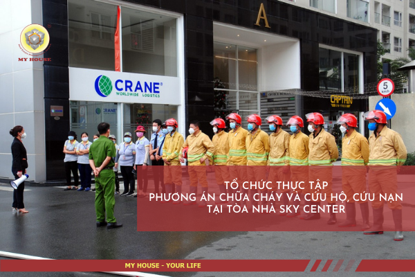 Tổ Chức Thực Tập Phương Án Chữa Cháy Và Cứu Hộ, Cứu Nạn Tại Tòa Nhà Sky Center